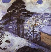 Edvard Munch The Winter oil painting